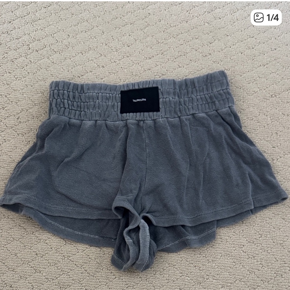 TALENTLESS Gray Athletic Shorts